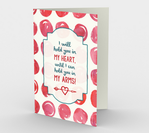 1387 I Will Hold You In My Heart Card by Deloresart - deloresartcanada