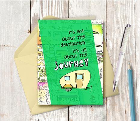 0521 Destination Journey Camper Note Card