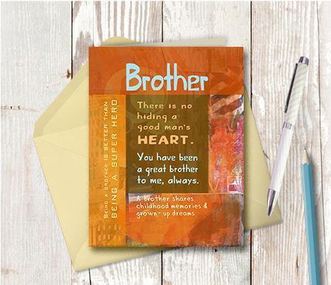 0533 Brother Note Card - deloresartcanada