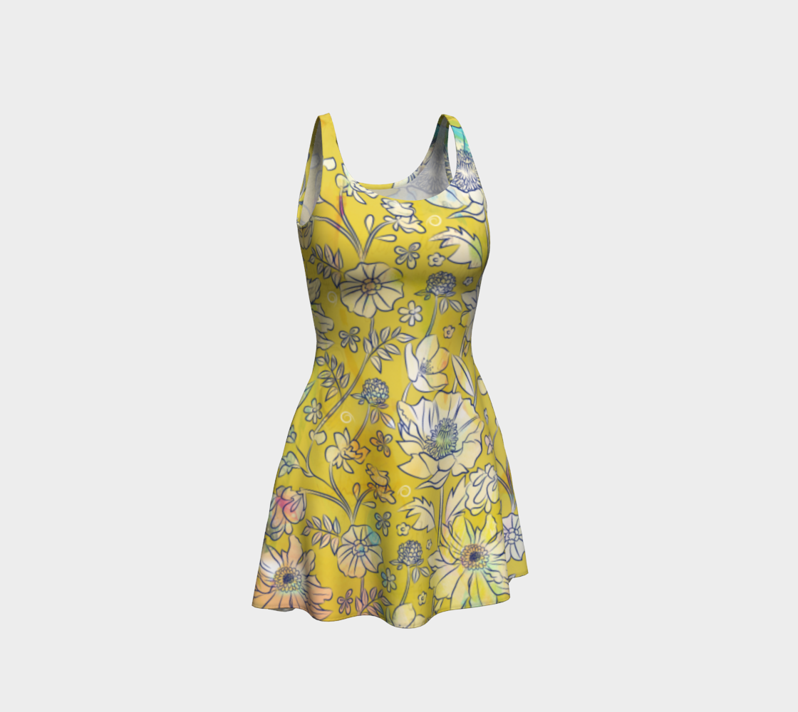 Francella Yellow Dress by Deloresart