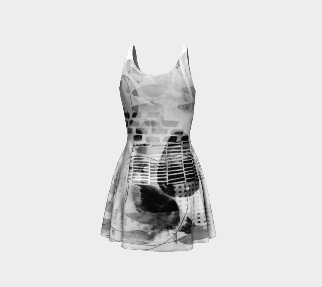 General Studies B & W Dress by Deloresart