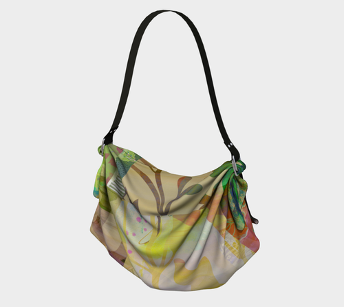 Perennials at Dusk Origami Tote by Deloresart - deloresartcanada