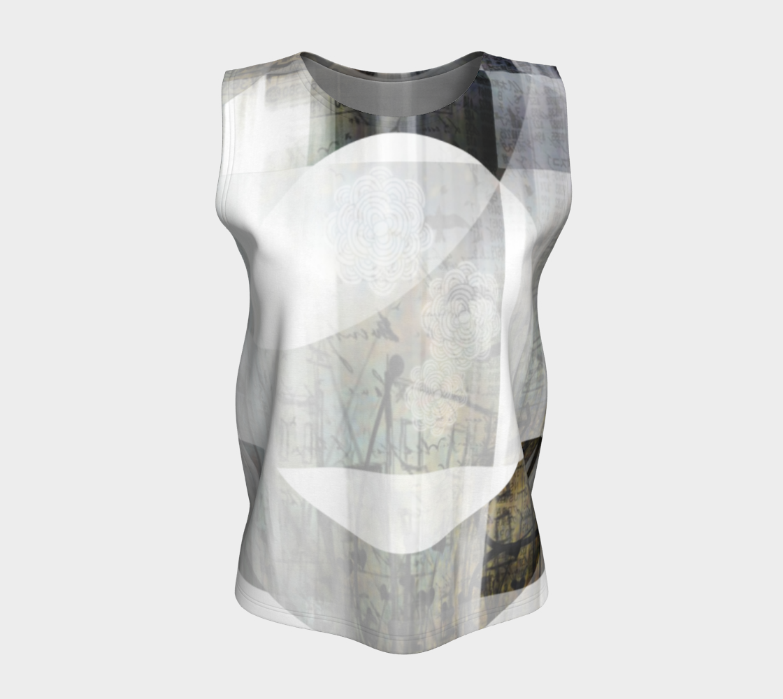 Life is Like a Camera Loose Tank Top in Grey - deloresartcanada