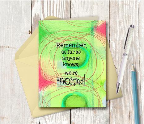 0543 Normal Family Note Card