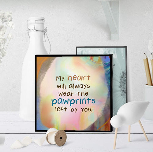 0555 Pawprints Art - deloresartcanada