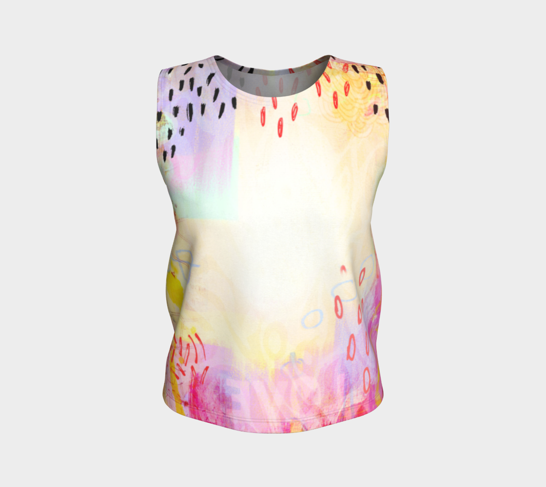 I Love Us Loose Tank Top - deloresartcanada
