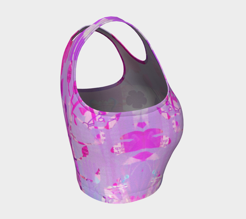 Boreal Forest Crop Top by Deloresart - deloresartcanada
