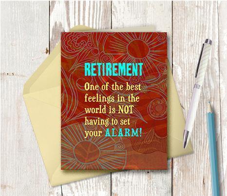 0586 Retirement Note Card - deloresartcanada