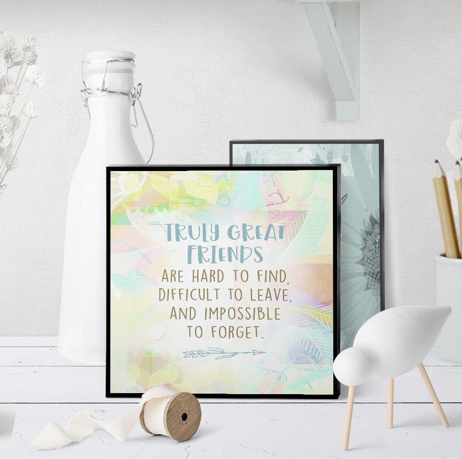 0591 Truly Great Friends Art - deloresartcanada