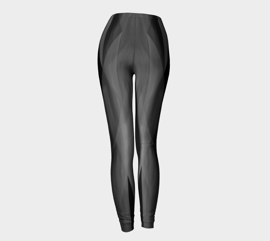 Be Still Black Leggings by Deloresart - deloresartcanada