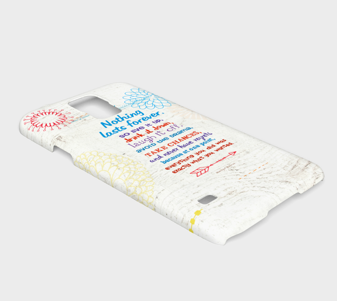 722  Nothing Lasts Forever Device Case - deloresartcanada