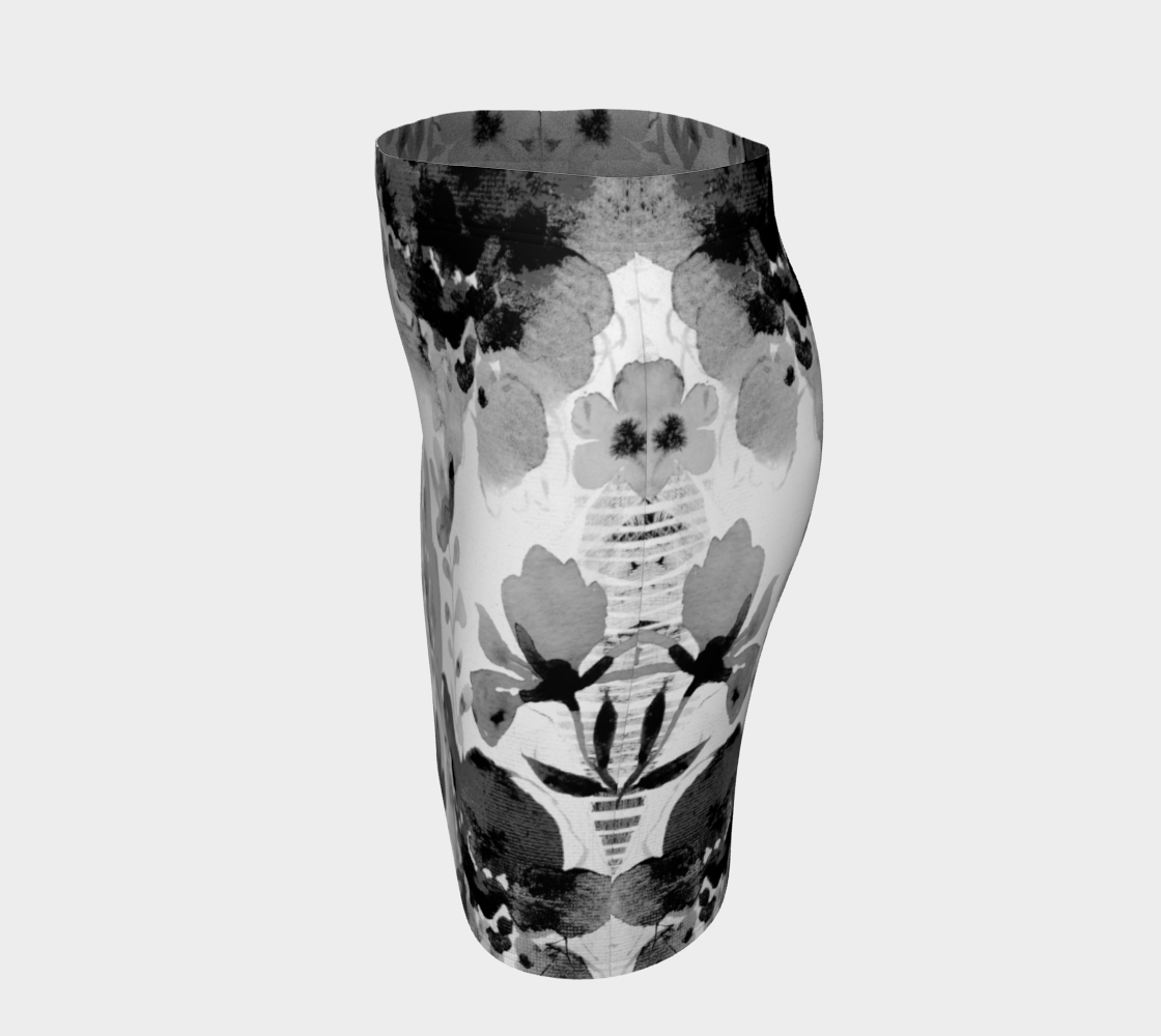 I Am A Queen Greys Fitted Skirt by Deloresart - deloresartcanada