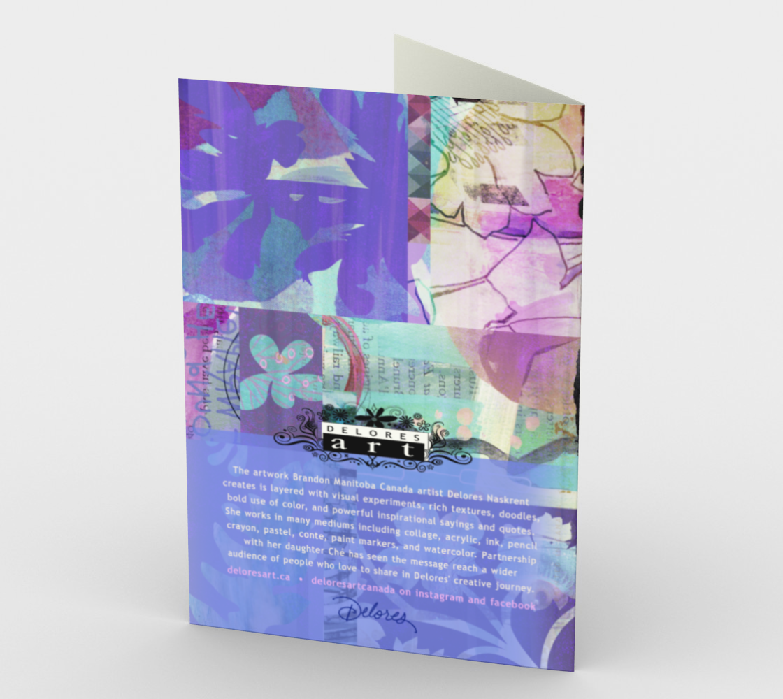 1177 Thanks A Whole Bunch Card by Deloresart - deloresartcanada