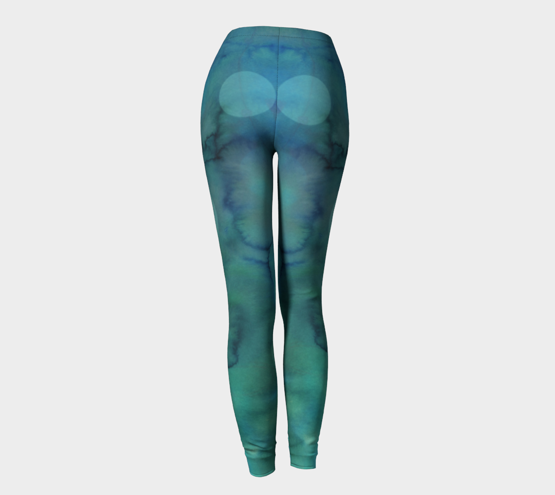 Because of You Leggings by Deloresart