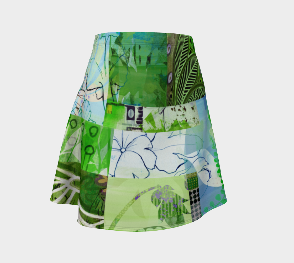 Lush Culture Flare Skirt by Deloresart