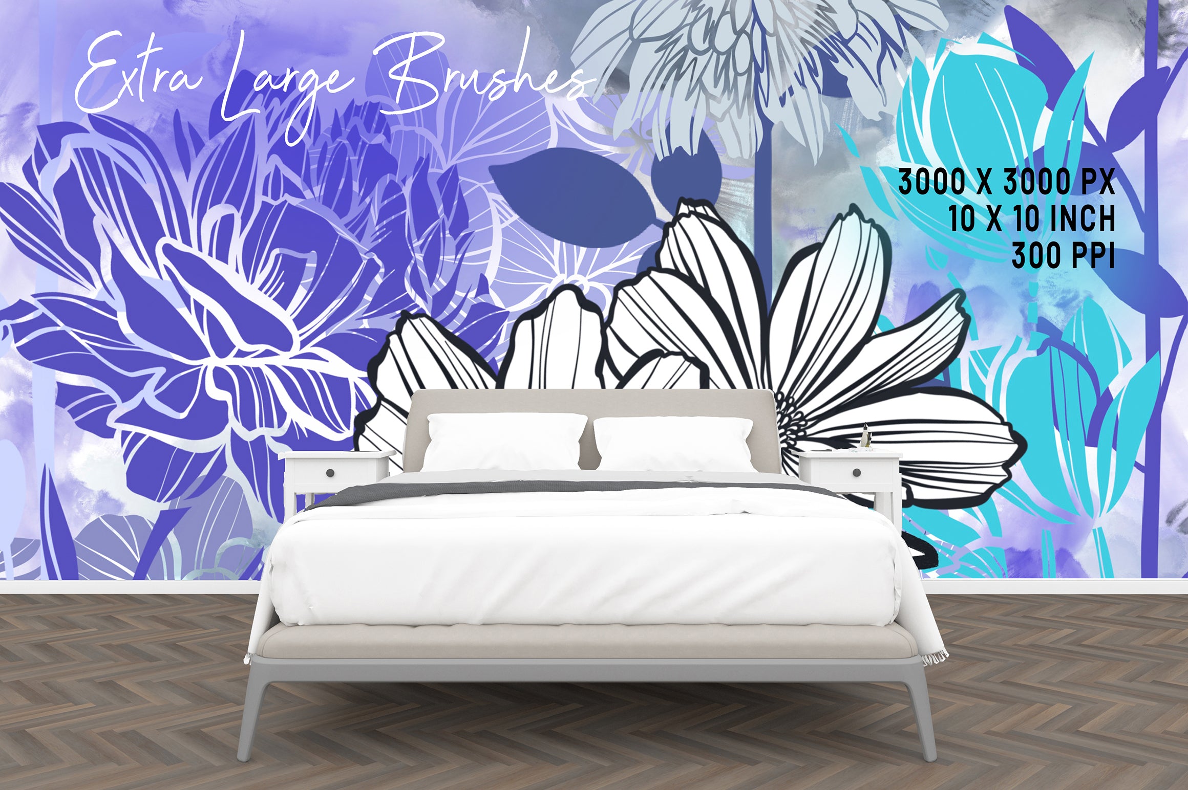 Volume 53 - Procreate Floral Brush Stamps 12