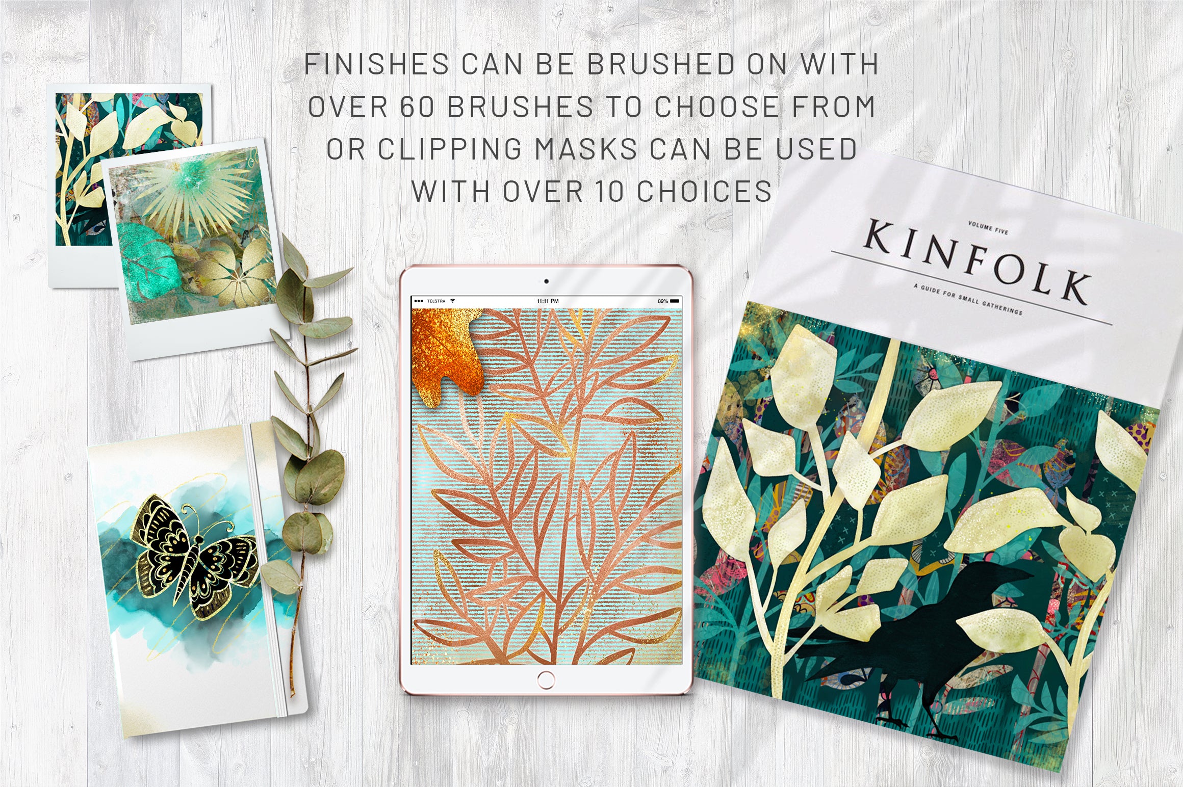 Volume 33 Comprehensive Collection ‘All That Glitters’ Brushes and Textures