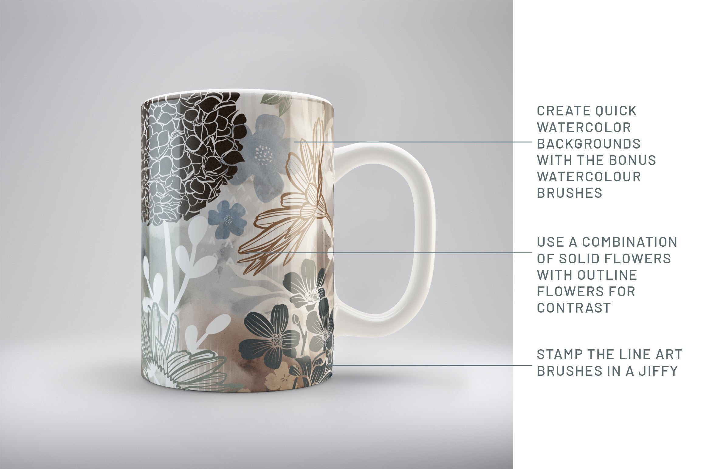Volume 29 - Procreate Floral Brush Stamps 5