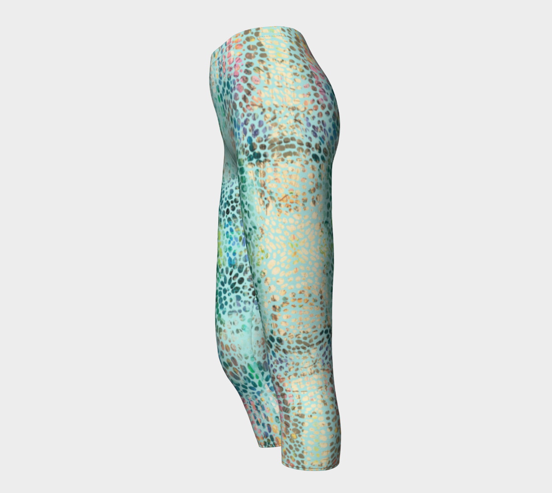 Elemental Greens Capris - deloresartcanada
