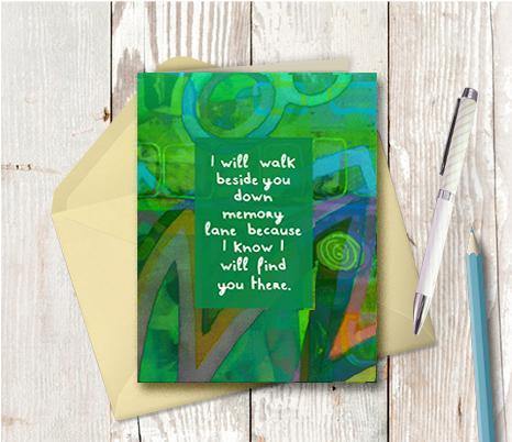 0613 Memory Lane Note Card - deloresartcanada