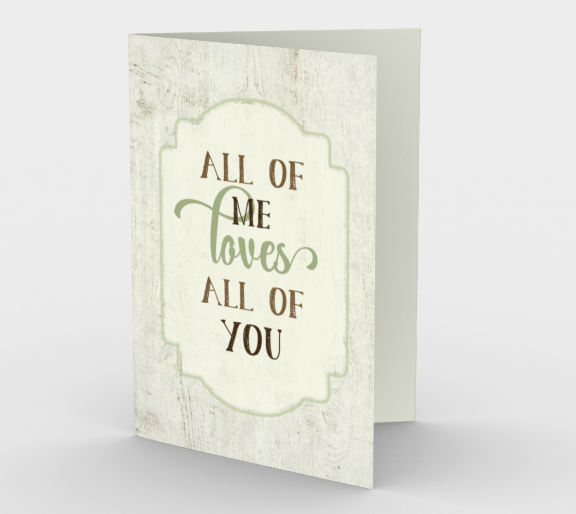 1268. All Of Me Loves All Of You v.3  Card by DeloresArt