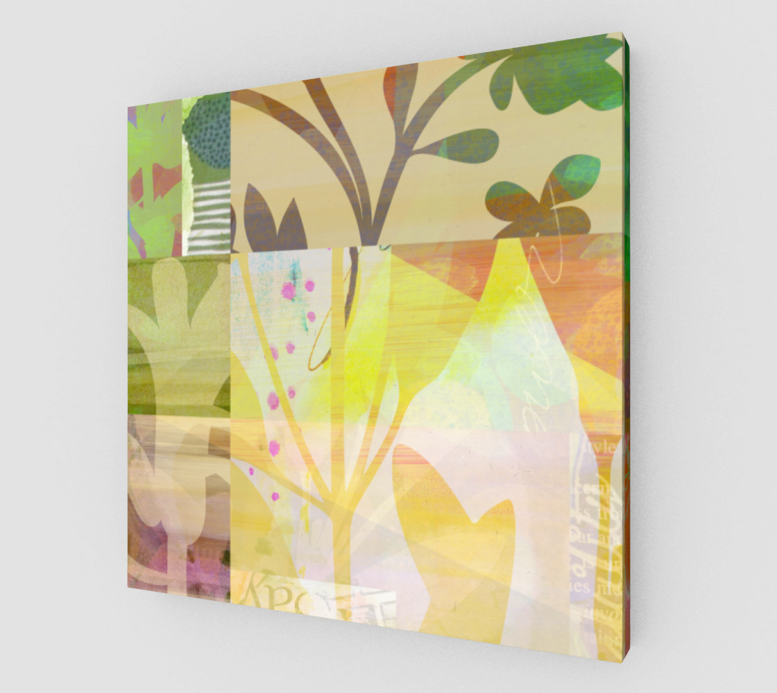 537 Perennials at Dusk Art by Delores Naskrent - deloresartcanada