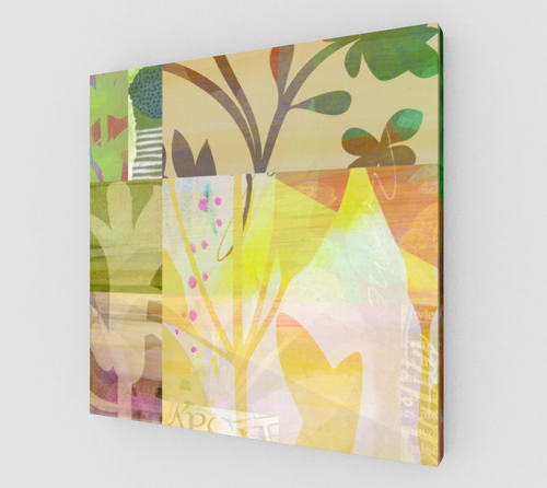 537 Perennials at Dusk Art by Delores Naskrent - deloresartcanada