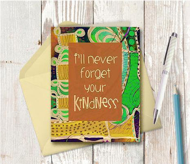 0623 Kindness Note Card - deloresartcanada