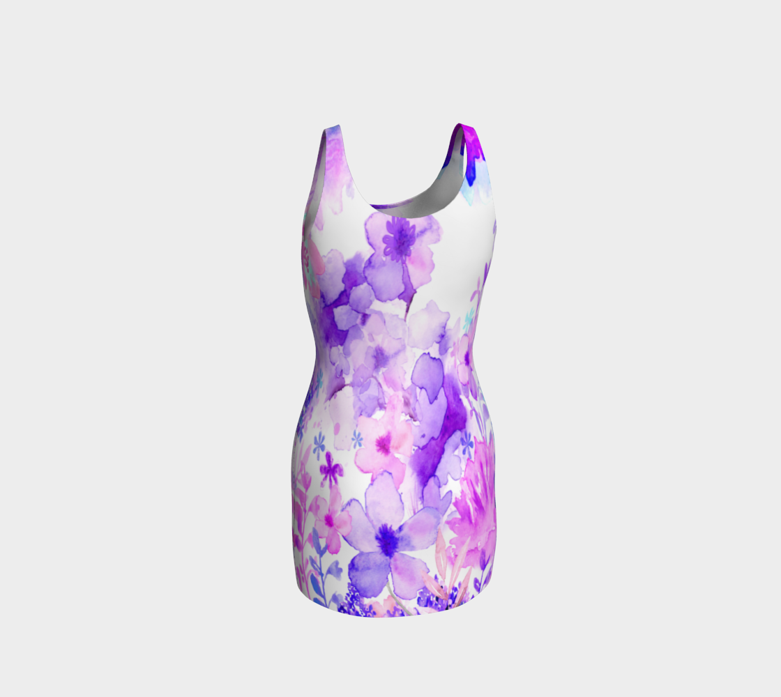Harmonious Garden Bodycon Dress by Deloresart