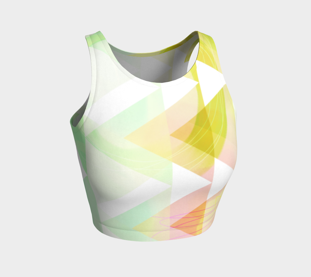 Obtuse Romance Crop Top by Deloresart - deloresartcanada