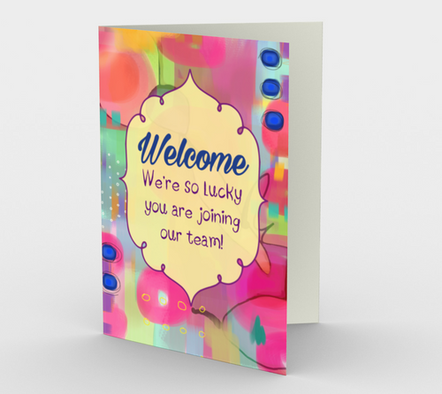 1063.Welcome - So Happy to Have You  Card by DeloresArt - deloresartcanada