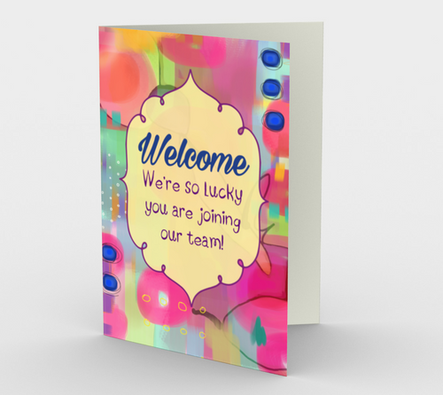1063.Welcome - So Happy to Have You  Card by DeloresArt