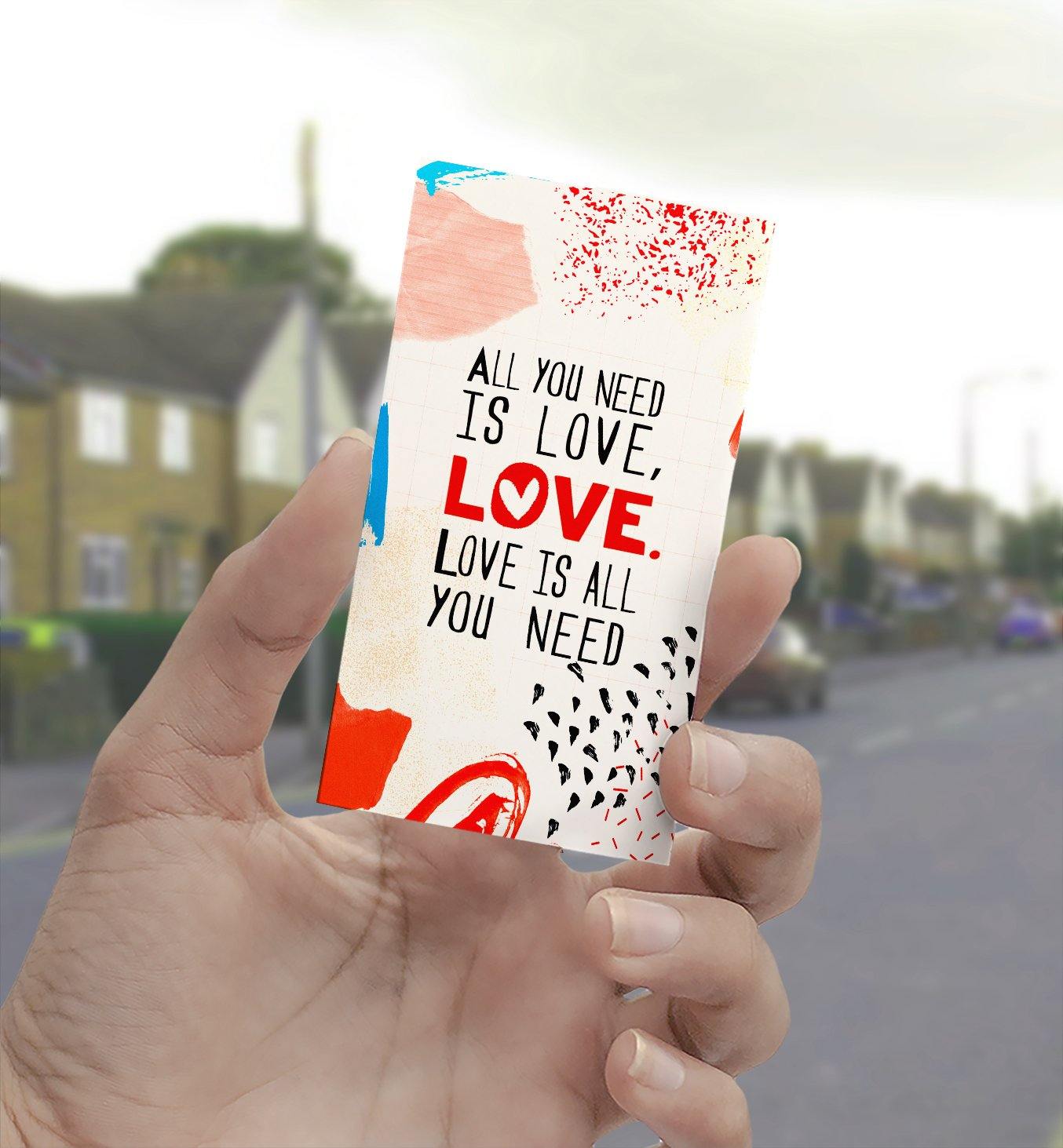 0631 All You Need Is Love Art - deloresartcanada