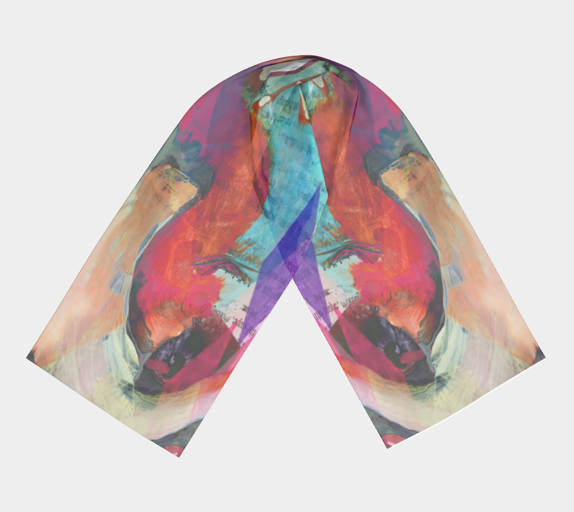 Distant Shores Scarf by Deloresart
