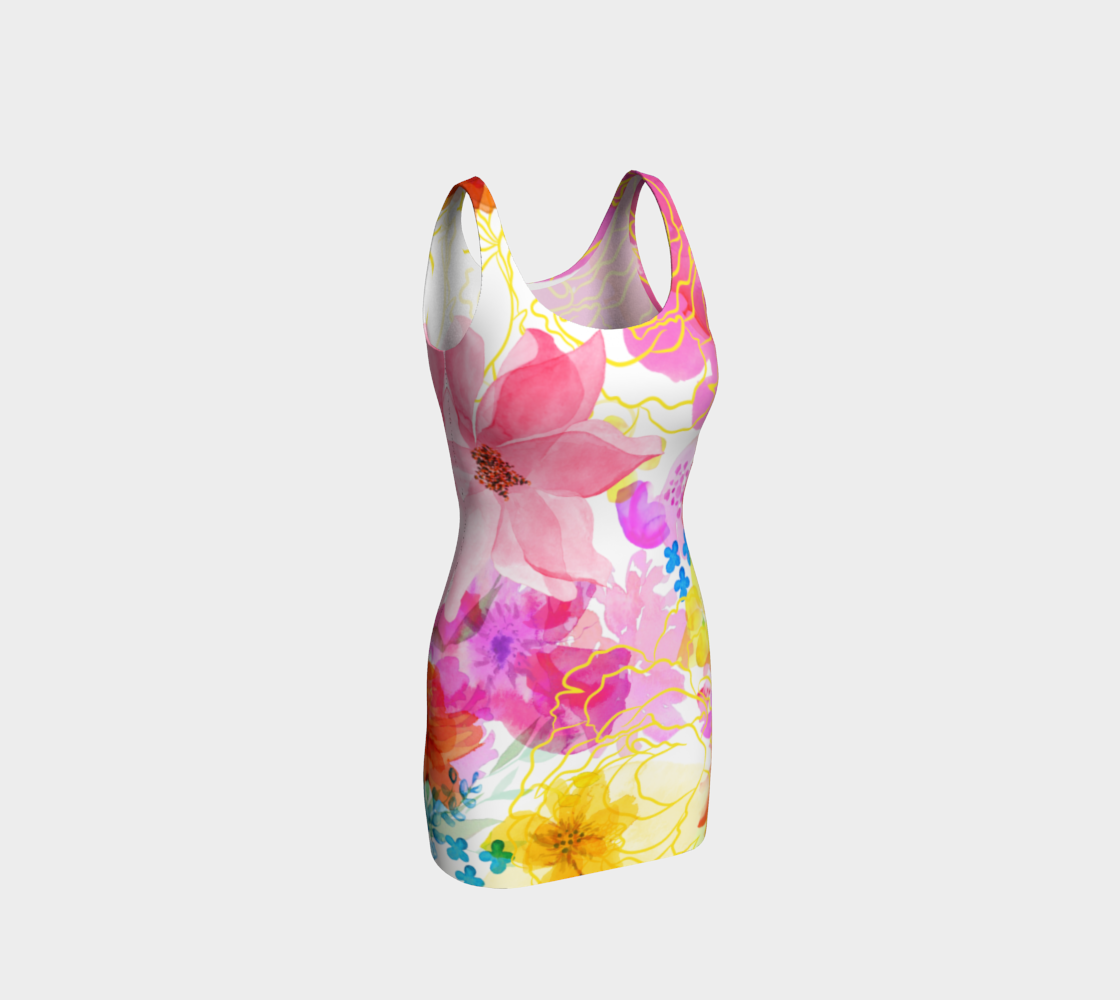 Rosie Outlook Bodycon Dress by Deloresart