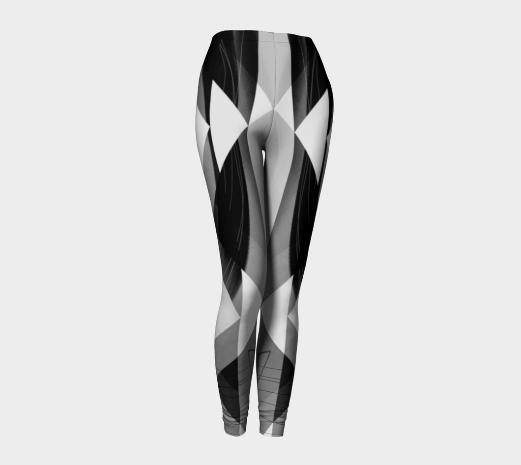 Obtuse Romance Greys Leggings by Deloresart - deloresartcanada
