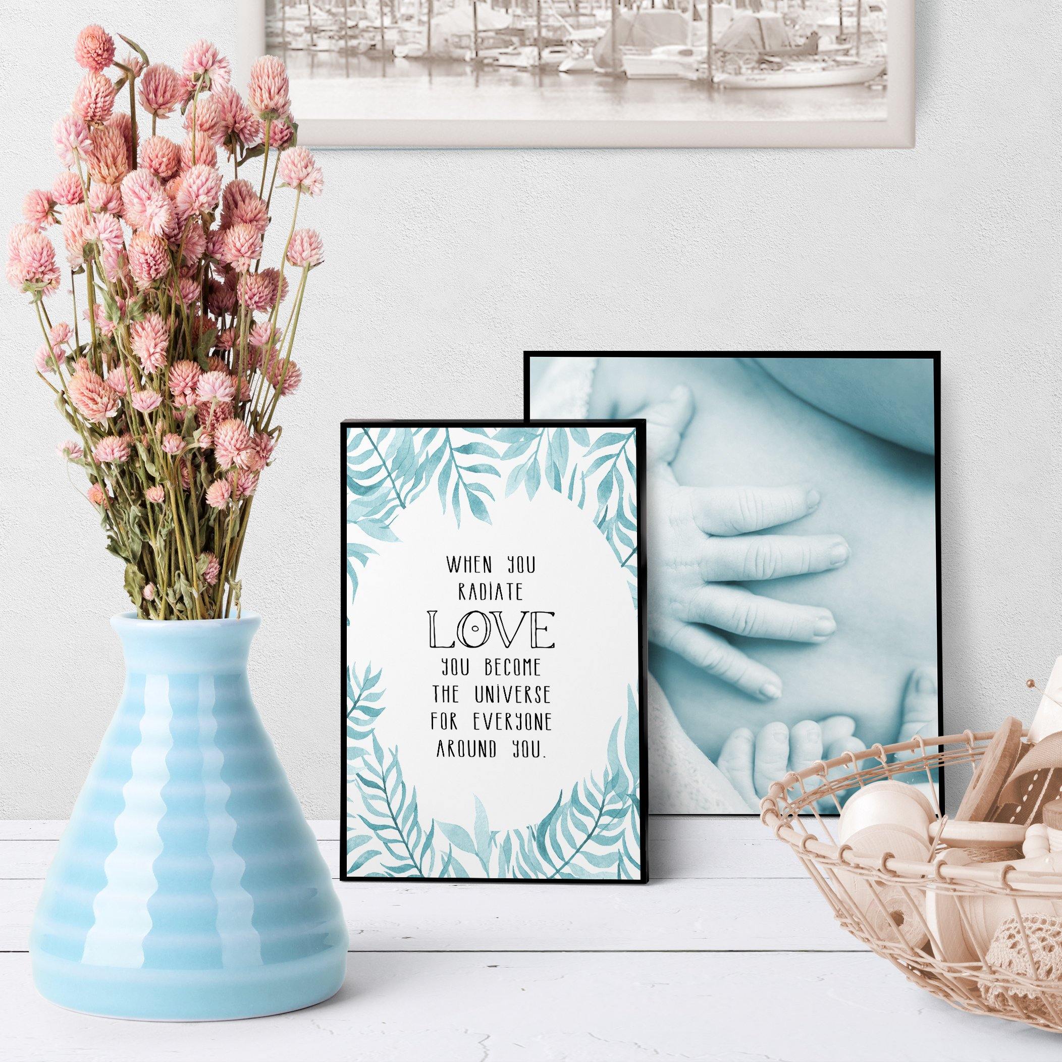 0670 When You Radiate Love Art - deloresartcanada