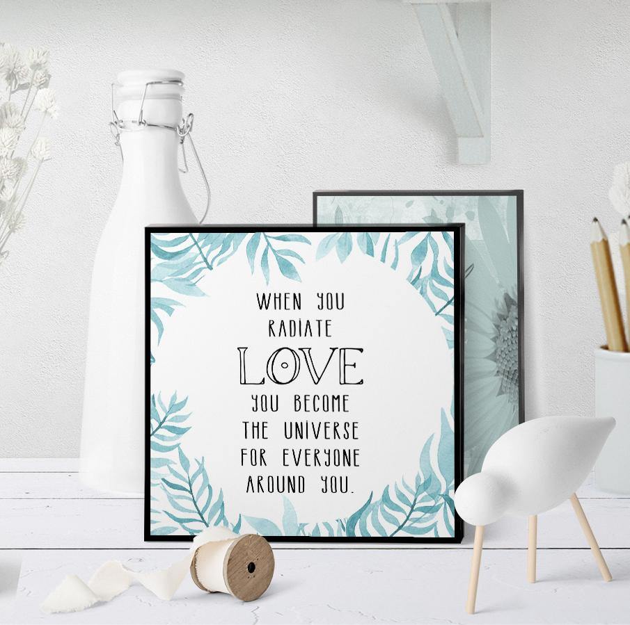0670 When You Radiate Love Art - deloresartcanada
