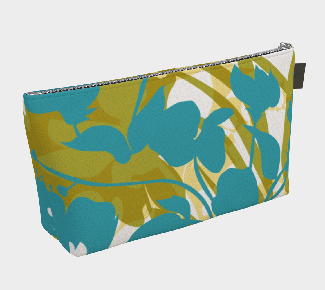 Sweet Pea Silhouette Makeup Bag - deloresartcanada