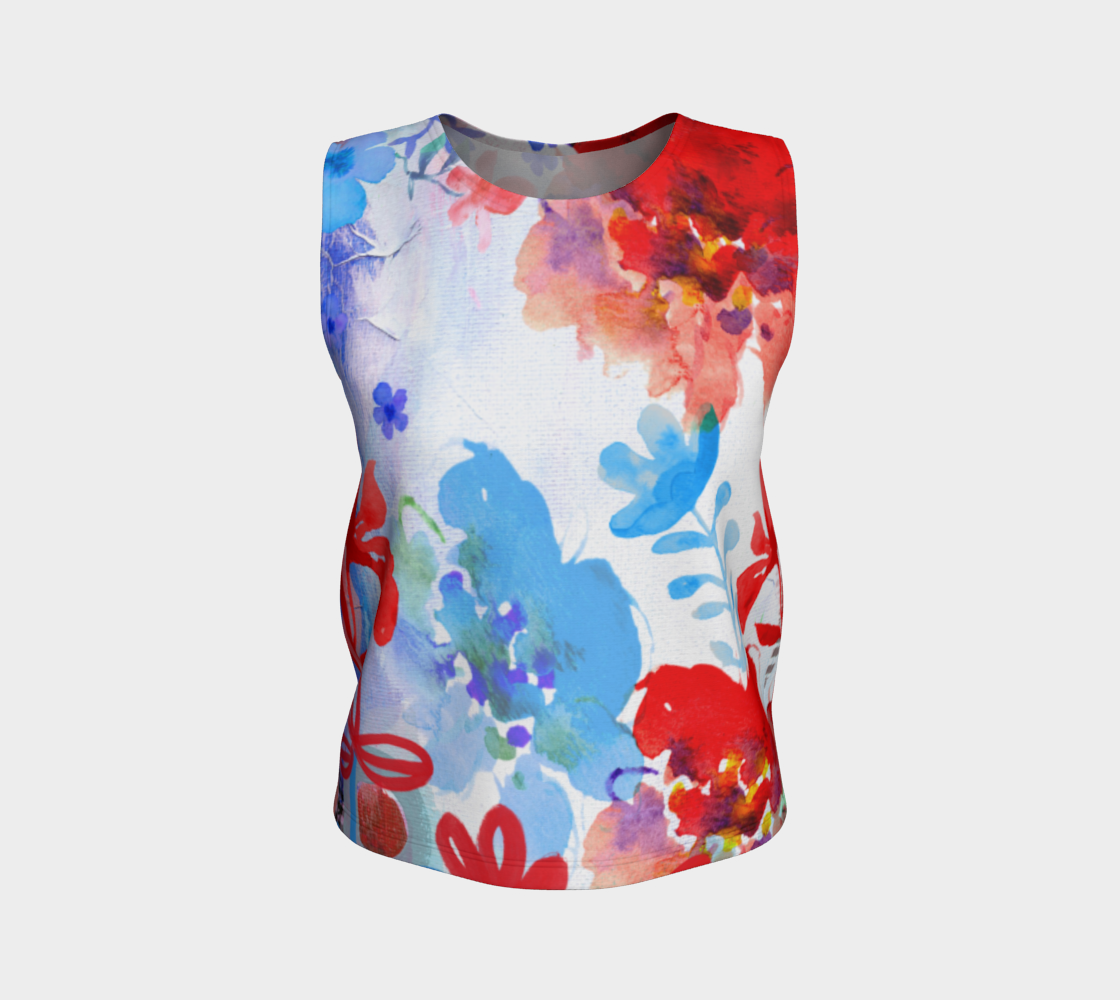 I Am A Queen Loose Tank by Deloresart - deloresartcanada