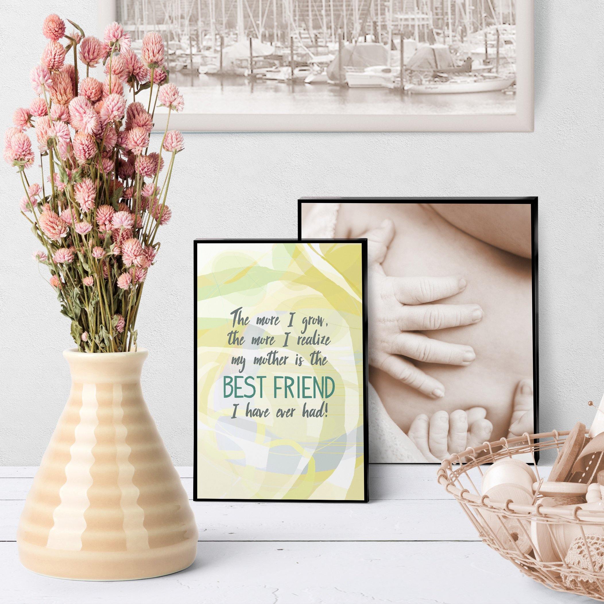 0683 Mother Best Friend Art - deloresartcanada