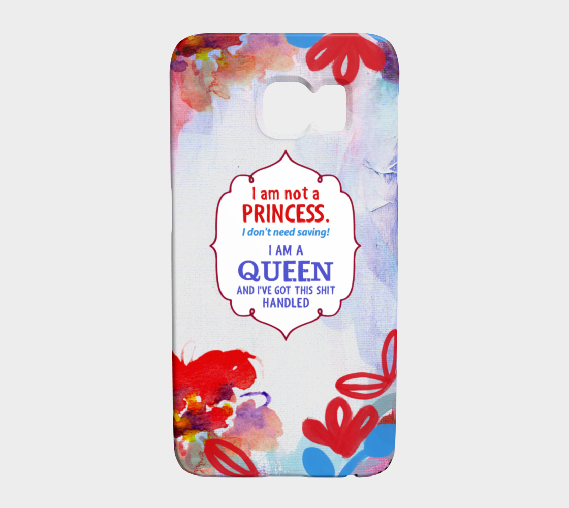 754  I Am A Queen Device Case - deloresartcanada