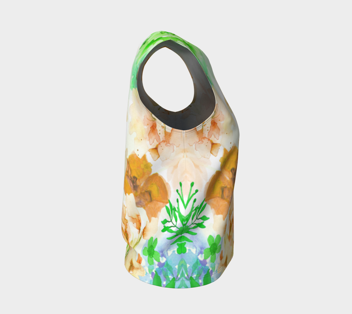 Gracious Garden Loose Tank - deloresartcanada