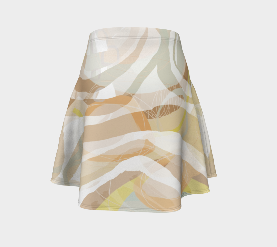Lord Give Me Coffee Flare Skirt by Deloresart