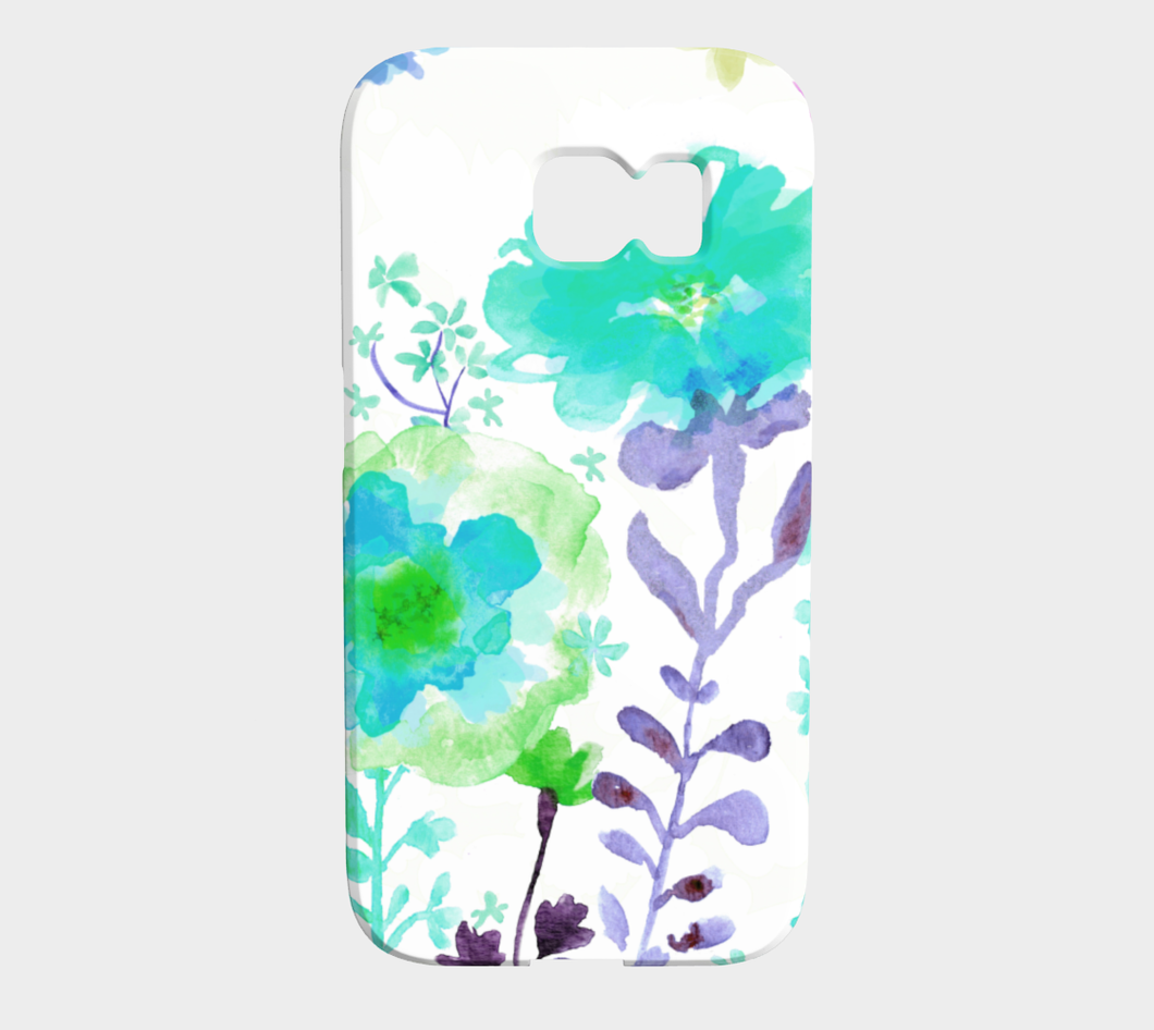 Grandma's Garden Device Case - deloresartcanada