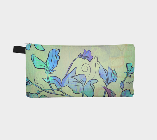 Queen Sweet Pea Pencil Case by Deloresart - deloresartcanada