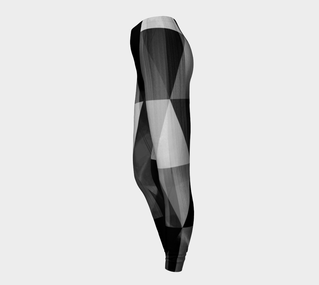 Unhinged Black Leggings by Deloresart - deloresartcanada