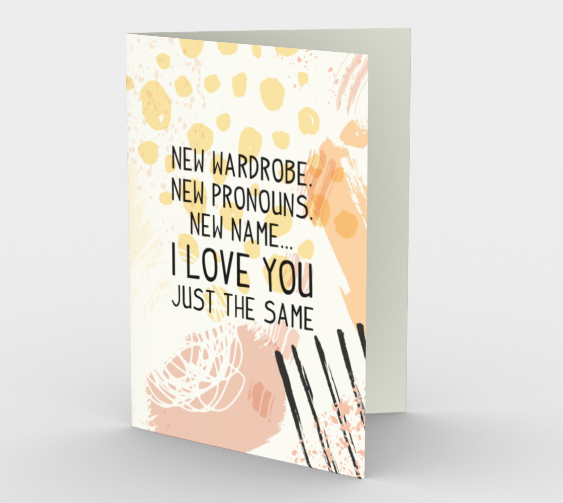 1408 New Pronouns Card by Deloresart - deloresartcanada
