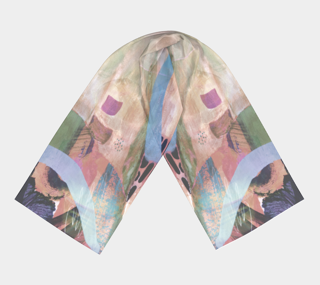 Rusty Caliche Scarf by Deloresart