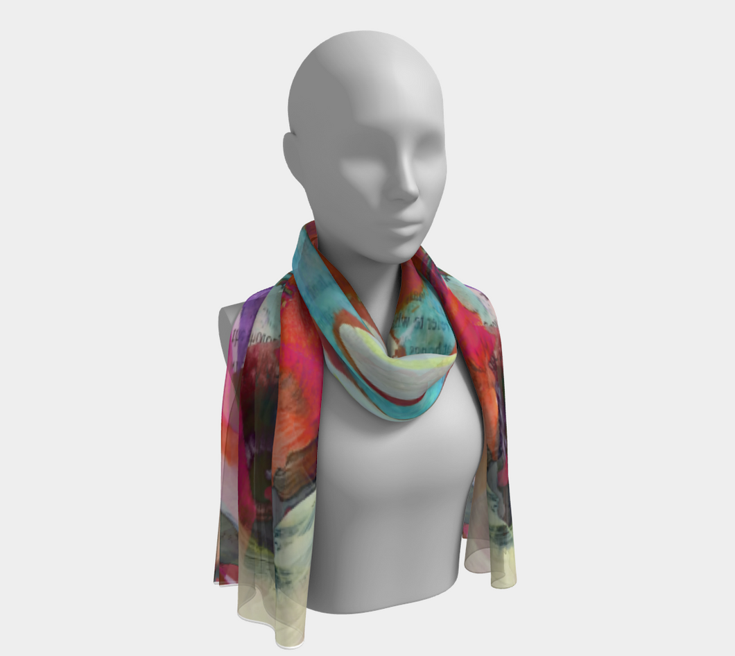 Distant Shores Scarf by Deloresart